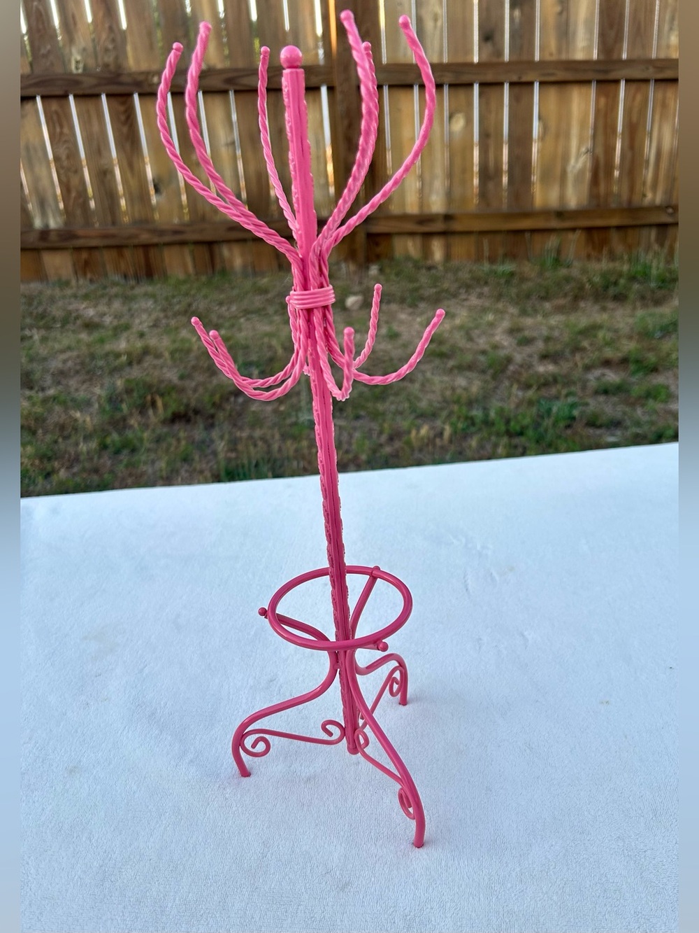 Urban Outfitters Pink Mini  Coat Rack Jewelry Stand